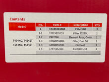 Load image into Gallery viewer, TYM T454 NC/ST &amp; T554 NC/ST Filter Kit (17439203000)
